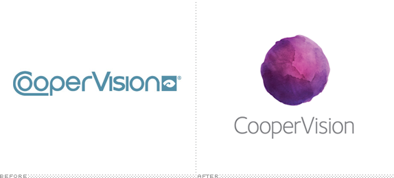 CooperVision Logo, Before and After
